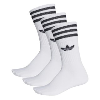 Adidas Originals Socken Solid Crew Sock Unisex - weiß/schwarz