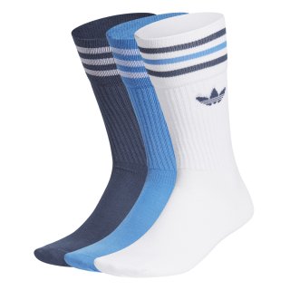 Adidas Originals Socken Solid Crew Sock Unisex - white/trueblue/navy