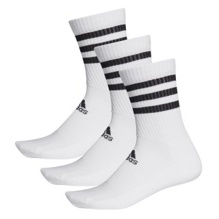 Adidas Socken 3-Streifen CRW-3er Set Unisex - weiß