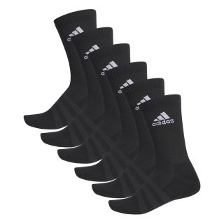 Adidas Socken CUSH CRW-6er Set Unisex - schwarz