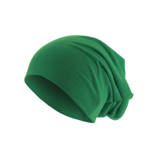 Mütze Schlappmütze Jersey Beanie  - kelly grün