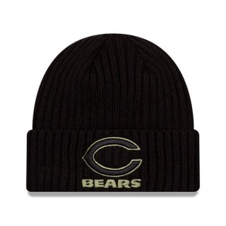 New Era Mütze Salute To Service Fleece gefüttert schwarz - Chicago Bears