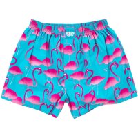 Cleptomanicx  Boxershorts Flamingo turquoise S