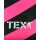 TEX Skateboard Griptape big stripes pink/black
