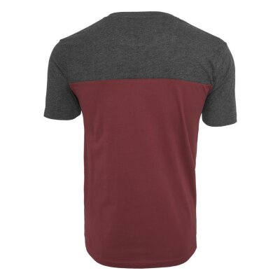 3-Tone burgundy/charcoal/grey, € 9,99 T-Shirt Urban Classics