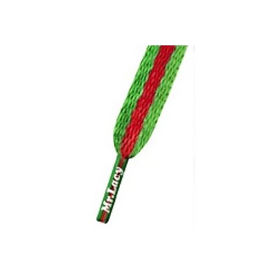 Mr. Lacy Schnürsenkel stripies kelly green red