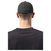 Flexfit Baseball Cap Garment Washed Cotton Dad Hat schwarz L/XL