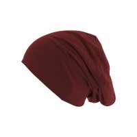 Mütze Schlappmütze Jersey Beanie  maroon