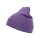 Mütze Basic Flap Beanie uni lila