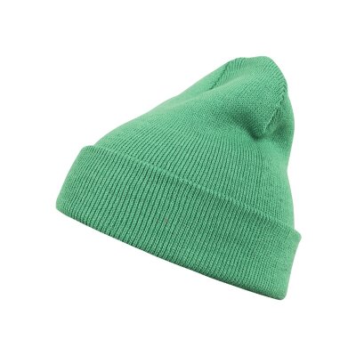 Mütze Basic Flap Beanie uni kelly grün
