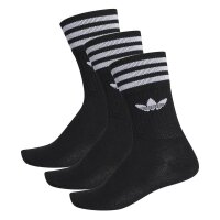 Adidas Originals Socken Solid Crew Sock schwarz/weiß 43-46