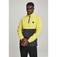 Urban Classics Stand Up Collar Pull Over yellow/black L