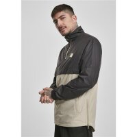 Urban Classics Stand Up Collar Pull Over schwarz/concrete S