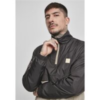 Urban Classics Stand Up Collar Pull Over schwarz/concrete S