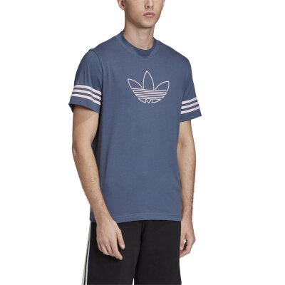 Adidas Originals T-Shirt Outline Tee tecink blue