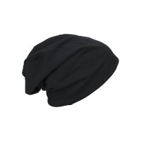 Mütze Jersey Beanie Wendebeanie 2farbig schwarz/ht charcoal