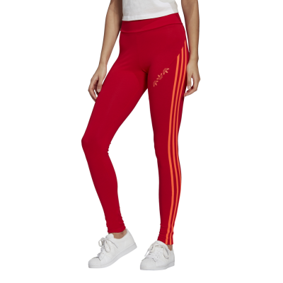 Adidas Originals Leggings 3-Stripes High Waist Tight scarlet