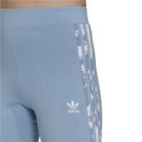 Adidas Originals Leggings 3-Stripes Flower hellblau