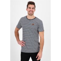 Alife and Kickin T-Shirt NicAK marine stripe XL