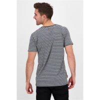 Alife and Kickin T-Shirt NicAK marine stripe XL