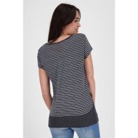 Alife and Kickin T-Shirt CocoAK Streifen-Shirt marine XL