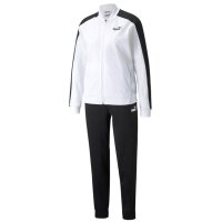 Puma Trainingsanzug Zweiteiler Baseball Trikot Suit weiß/schwarz XL