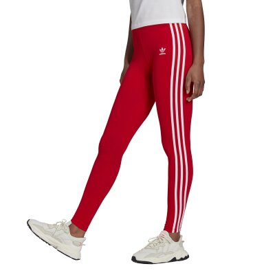 Adidas Originals Leggings 3-Stripes rot 44