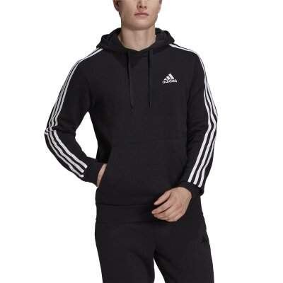 Adidas Kapuzenpullover M 3S FL HD schwarz/weiß