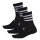 Adidas Socken 3 Streifen Crew Sock Unisex schwarz 37-39