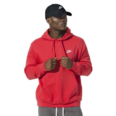 Nike Kapuzenpullover Club Fleece rot/university red