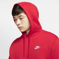 Nike Kapuzenpullover Club Fleece rot/university red