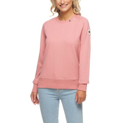 Ragwear Flora Crew Organic Sweatshirt rose