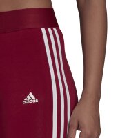 Adidas Leggings W 3-Stripes burgundy/white XS