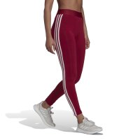 Adidas Leggings W 3-Stripes burgundy/white S