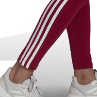Adidas Leggings W 3-Stripes burgundy/white 2XL