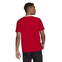 Adidas T-Shirt M CB T weiß/scarlet XL