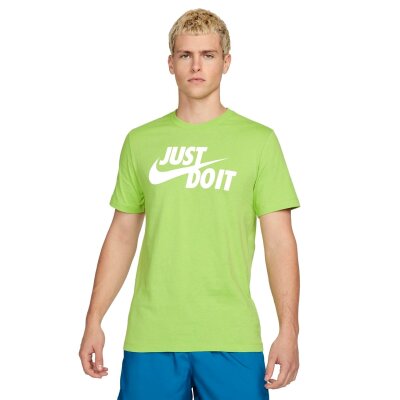 Nike T-Shirt Sportswear JDI vivid green/white M