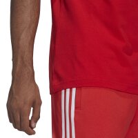 Adidas Originals T-Shirt 3-Stripes viv red M