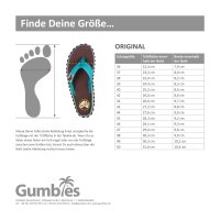 Gumbies Zehentrenner Sandale Ditsy rose/blau