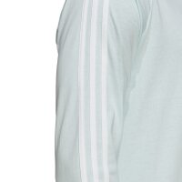 Adidas Originals Longsleeve 3-Stripes hellblau XS