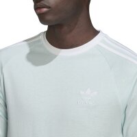 Adidas Originals Longsleeve 3-Stripes hellblau M