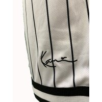 Karl Kani Shorts Signature Pinstripe Mesh weiß