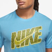 Nike T-Shirt Sportswear blue/chill alligator S