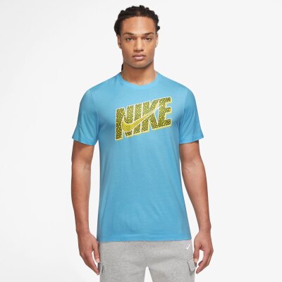 Nike T-Shirt Sportswear blue/chill alligator M