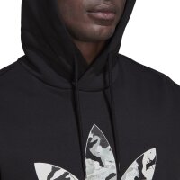Adidas Originals Kapuzenpullover Camo Trefoil schwarz