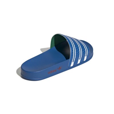 Adidas Adilette Badelatschen royal blau/weiß 39