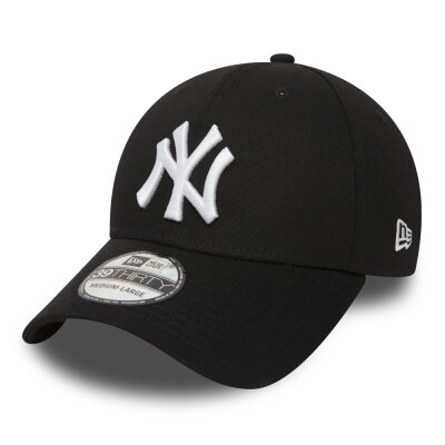 New Era Cap 39thirty NY Yankees schwarz/weiß M/L