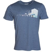 Fädd T-Shirt Fischernteboot BT blau meliert