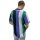 Karl Kani Baseball Shirt Varsity Striped green/whi/purple