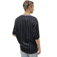 Karl Kani T-Shirt Varsity Mesh Pinstripe schwarz M